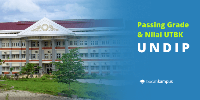 Passing Grade Undip Dan Nilai Utbk Yang Diterima 2020